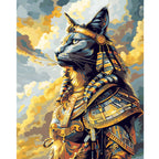 Der vergoldete Gott - Malen nach Zahlen