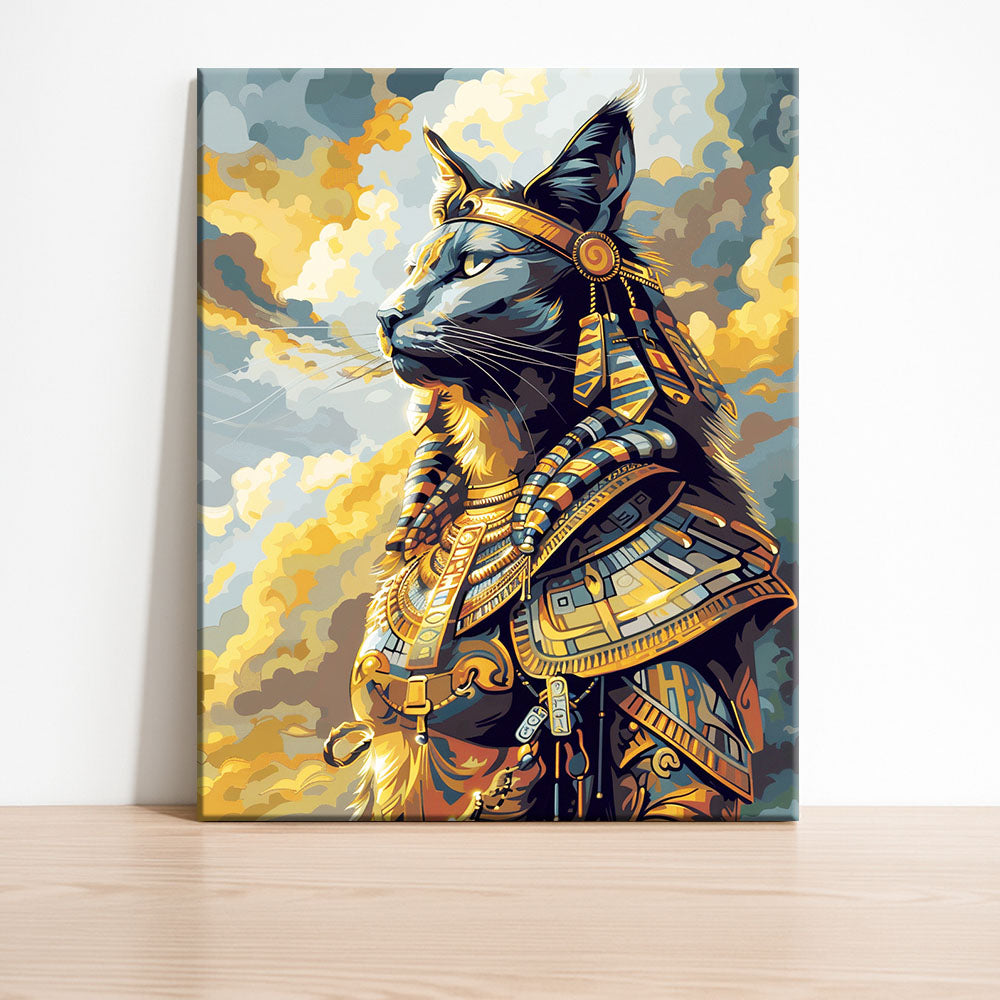 Der vergoldete Gott - Malen nach Zahlen