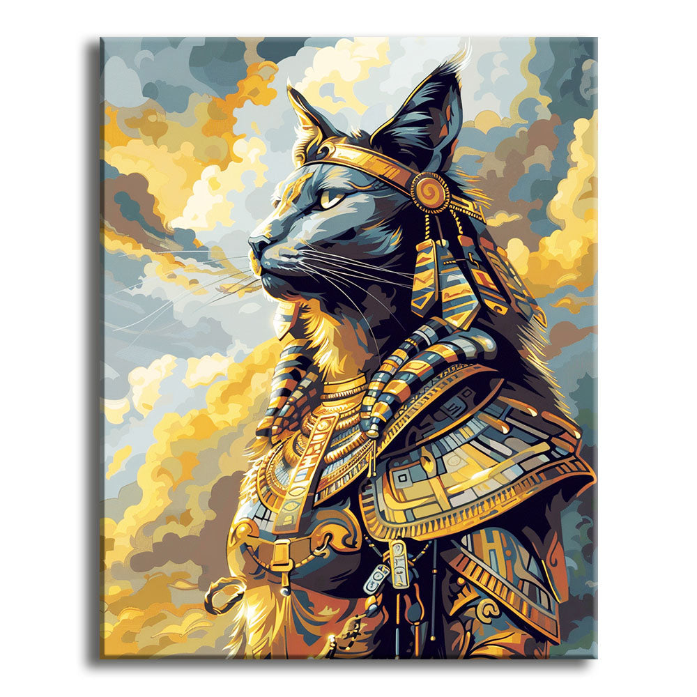 Der vergoldete Gott - Malen nach Zahlen