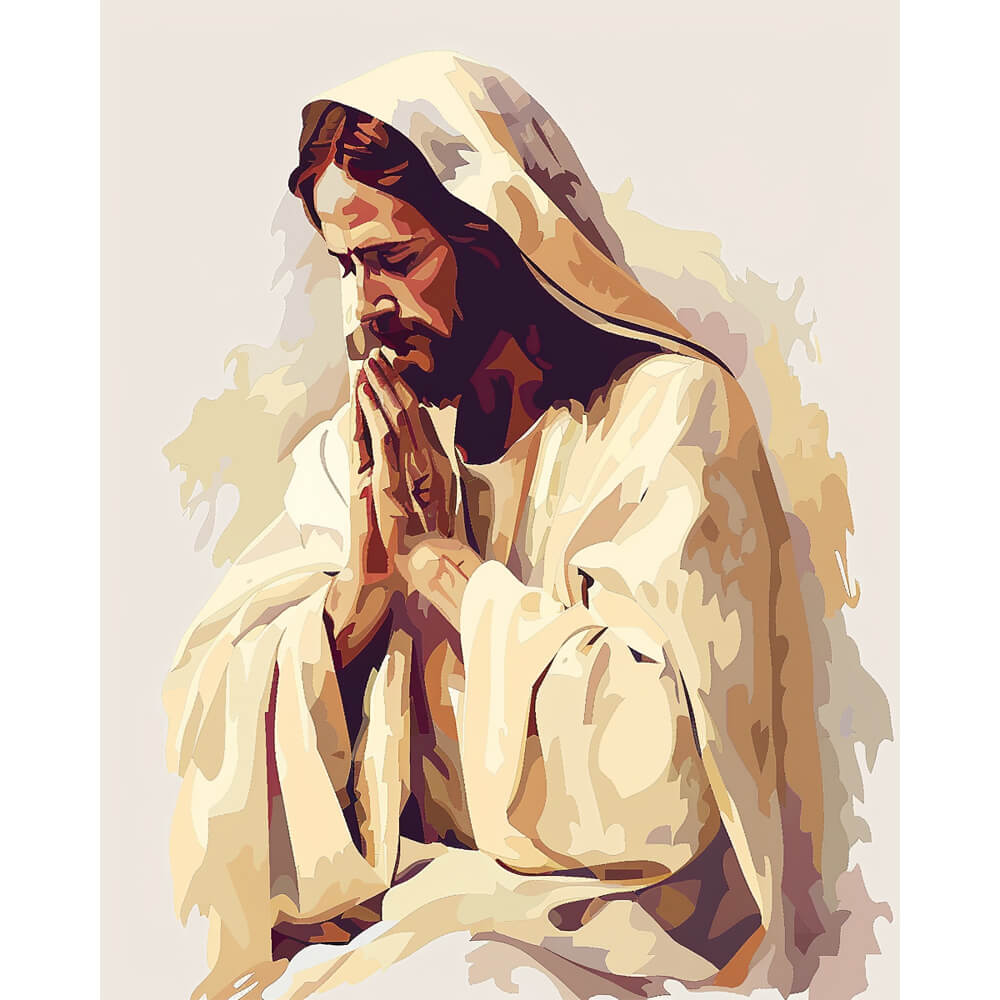 Das Vaterunser – Malen nach Zahlen