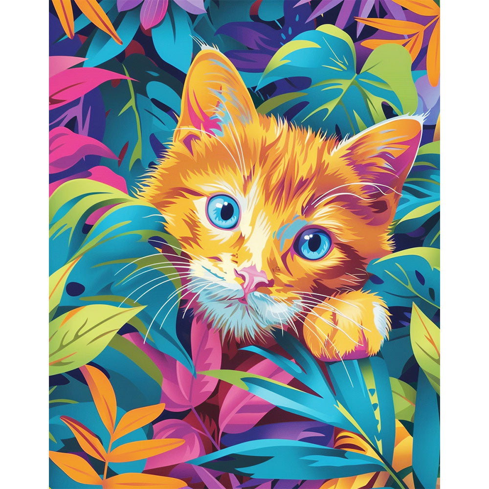 Tropen-Tabby - Malen nach Zahlen