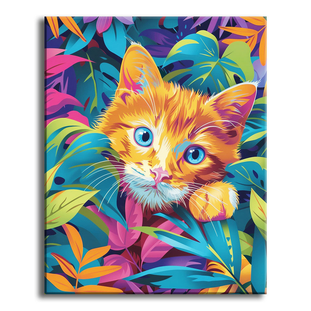 Tropen-Tabby - Malen nach Zahlen