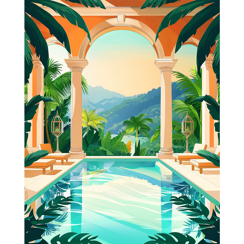 Tropischer Oasen-Rückzugsort