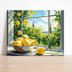 Toskanisches Fenster – Malen nach Zahlen