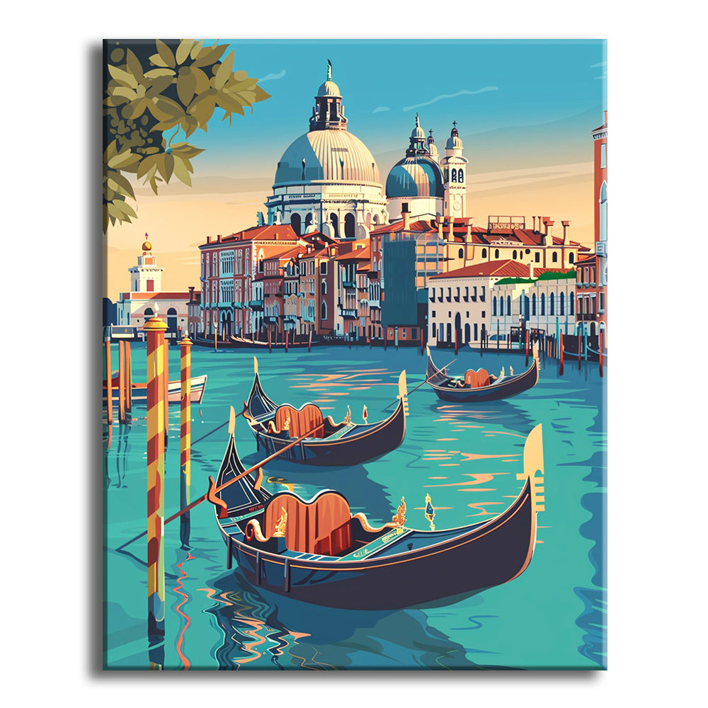 Venezianische Sonnenuntergangs-Serenade