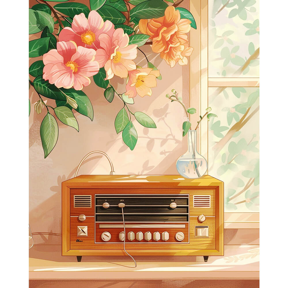 Vintage-Melodienblüten