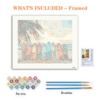 Warten auf Wellen – Malen nach Zahlen