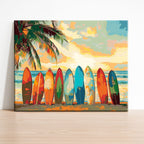 Warten auf Wellen – Malen nach Zahlen