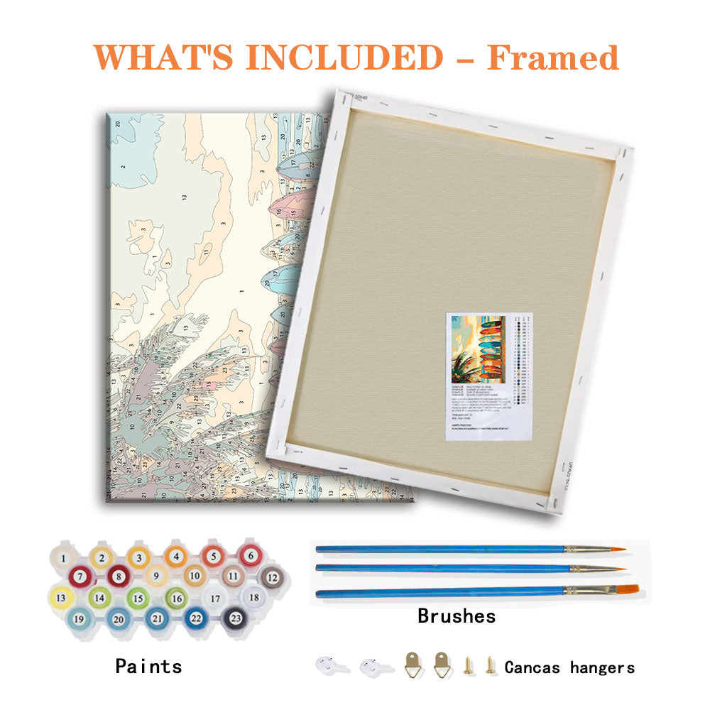 Warten auf Wellen – Malen nach Zahlen