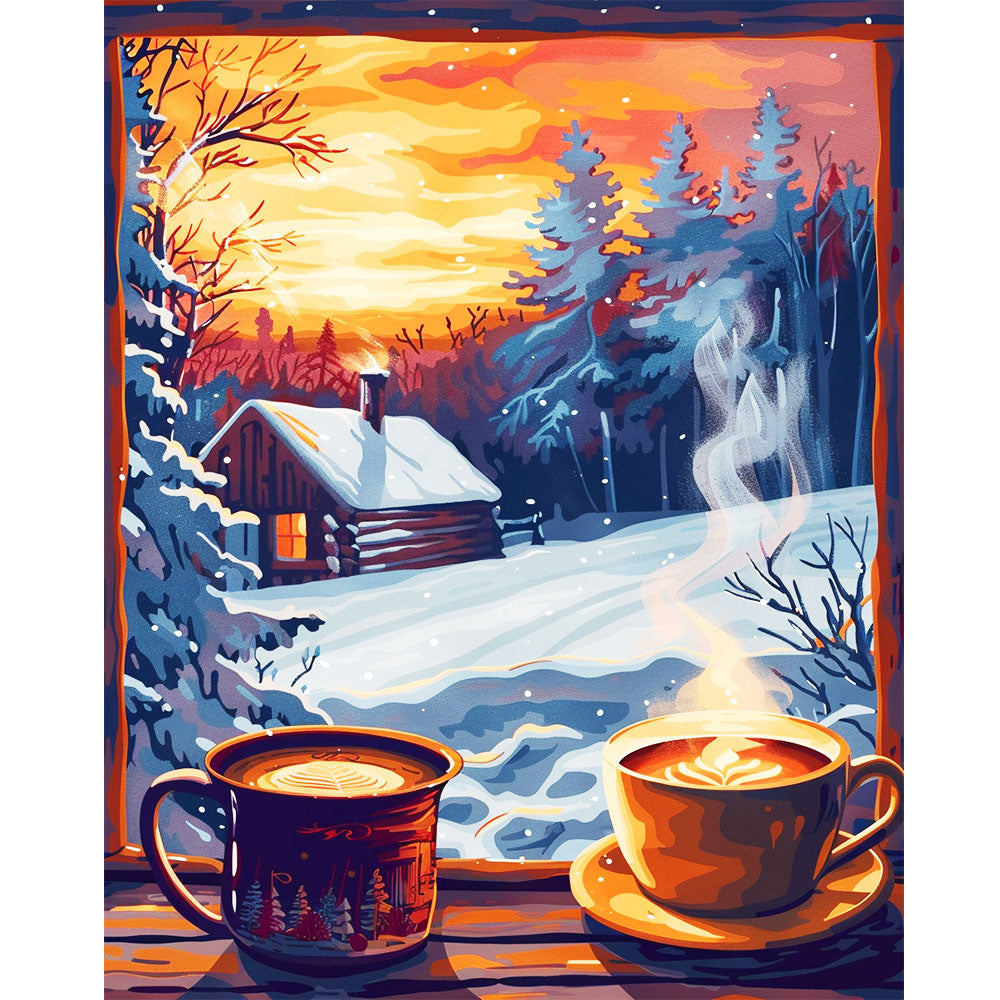 Innere Wärme - Malen nach Zahlen