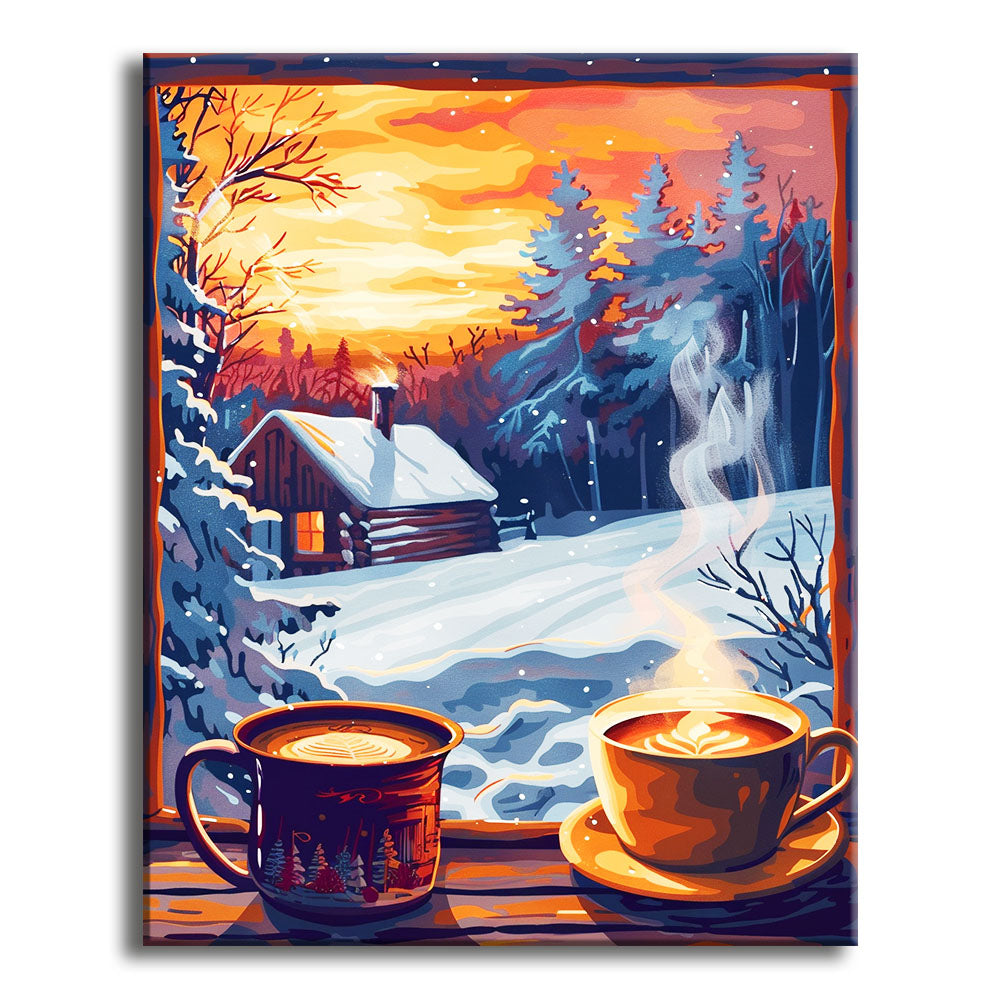 Innere Wärme - Malen nach Zahlen