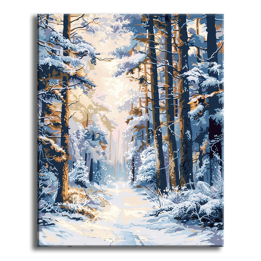 Winterkathedrale - Malen nach Zahlen