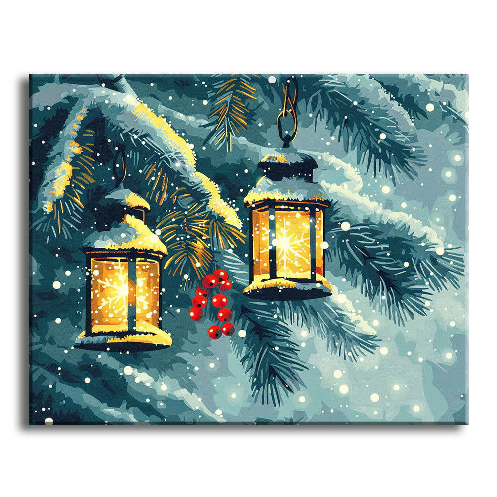 Winterwärme - Malen nach Zahlen