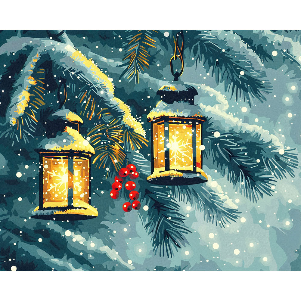 Winterwärme - Malen nach Zahlen