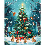 Weihnachtliche Waldversammlung