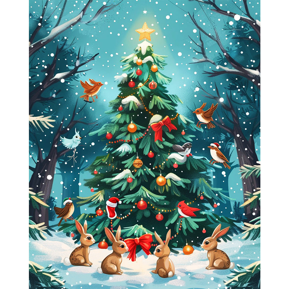 Weihnachtliche Waldversammlung