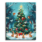 Weihnachtliche Waldversammlung