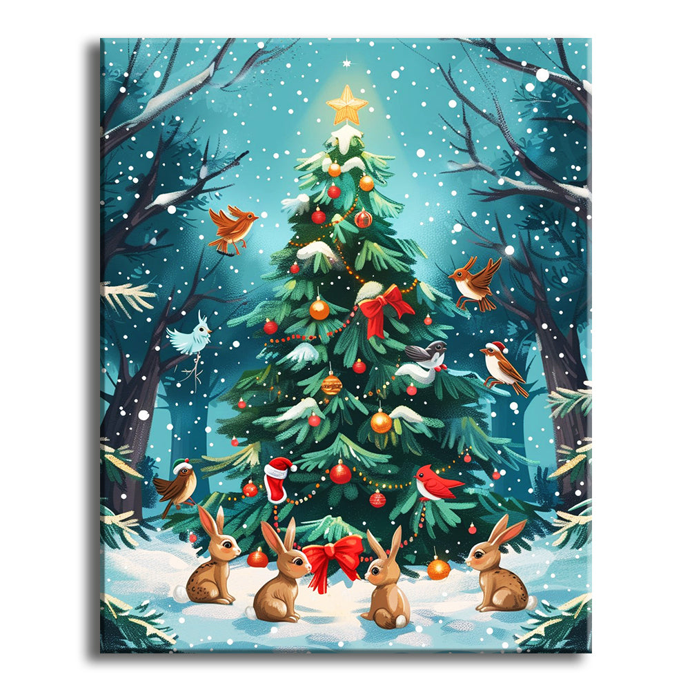 Weihnachtliche Waldversammlung