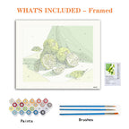 Zitrus-Strahlen - Malen nach Zahlen