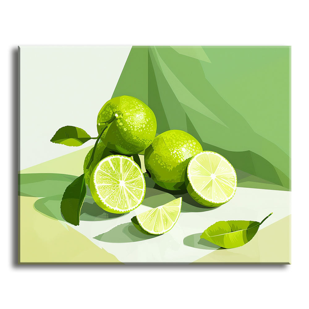 Zitrus-Strahlen - Malen nach Zahlen